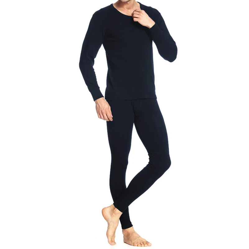 Men's Thermal Underwear Set Long Johns Ultra Soft Lightweight Thin Base Layer Tops & Bottoms Leggings Pants Winter Underwear Set