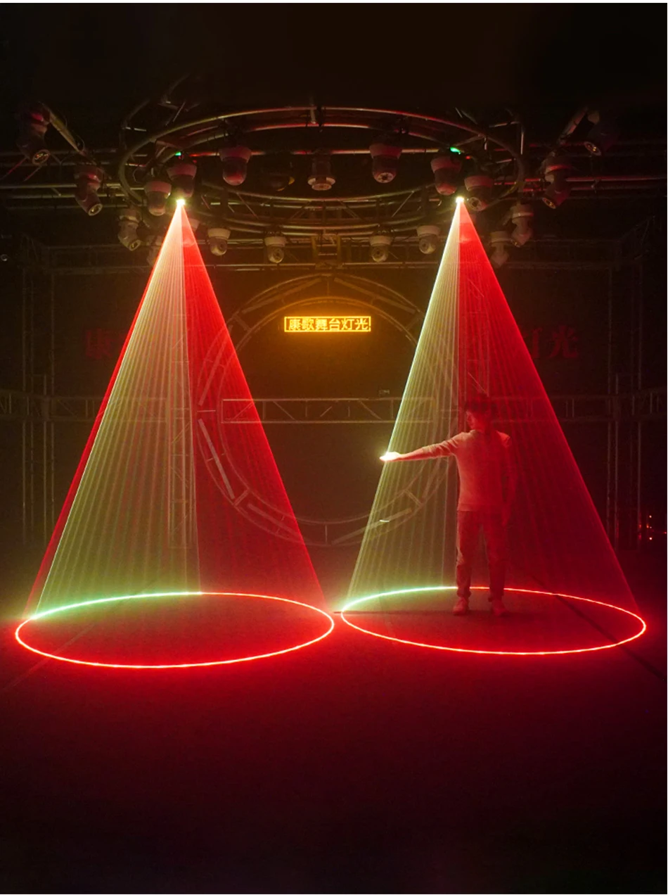 New Stage Laser Light 5W RGB Animation Laser Lights 3D DJ ILDA Laser for Night C