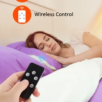 Portable Heater Electric Heater Plug in Wall Room Heater Home Appliance Heating Stove Mini Radiator Remote Warmer Machine 600W 6