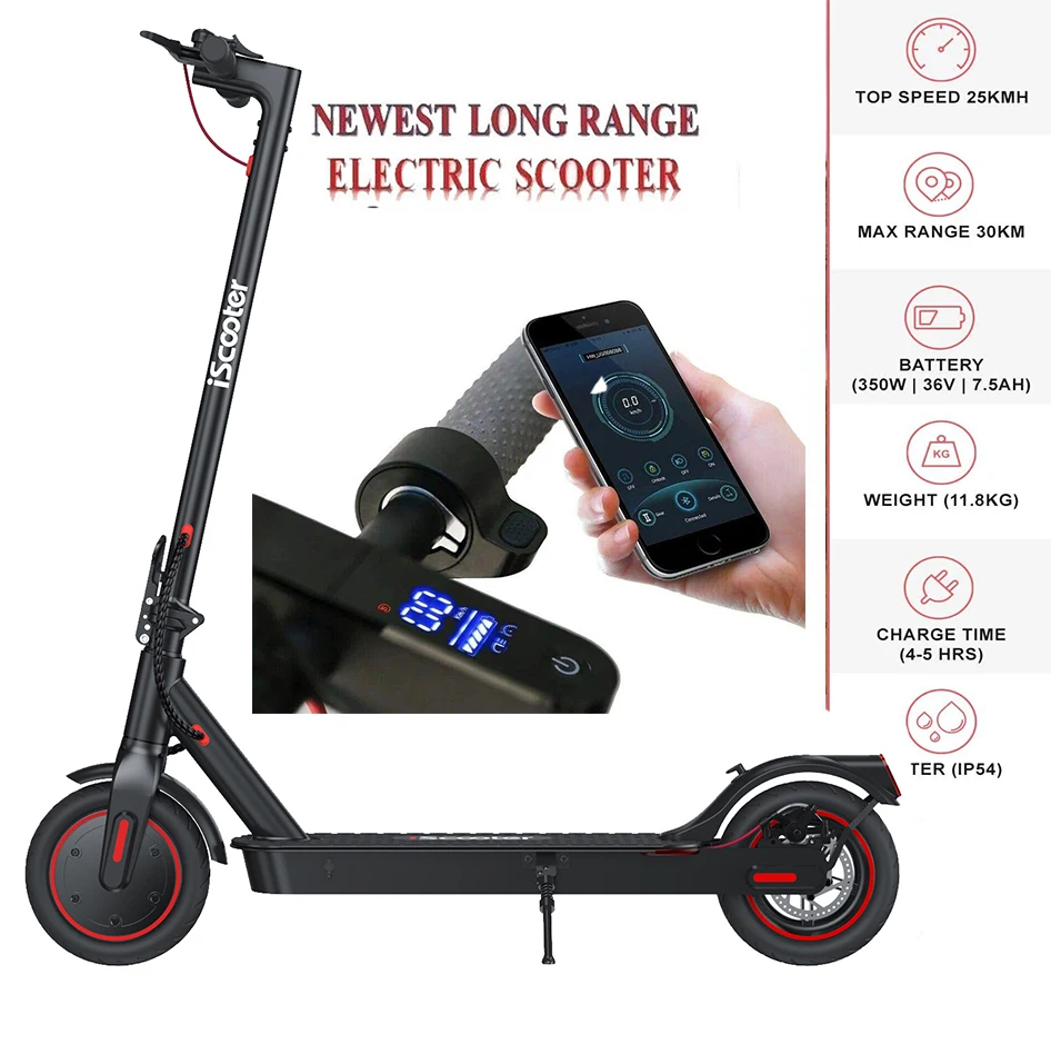 IScooter – trottinette électrique i9 pour adulte, 8.5 pouces