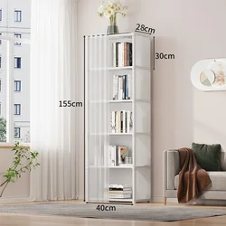 High-Capacity Multipurpose Wardrobe and Dustproof Storage Rack (White-6layer)