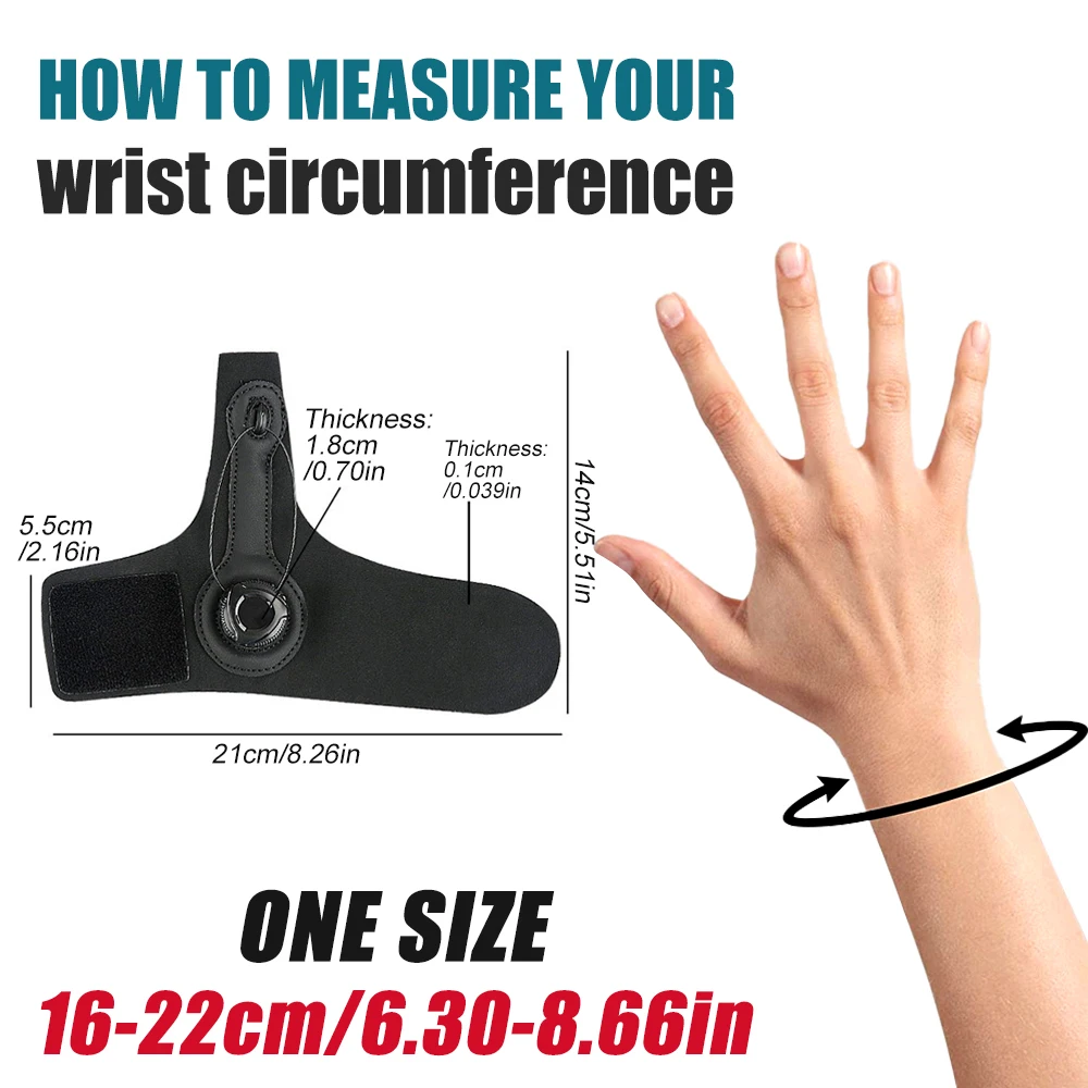 Wrist and Thumb Brace Thumb Splint for Arthritis CMC Trigger Carpal Tunnel Relief De Quervains Tenosynovitis Night Support