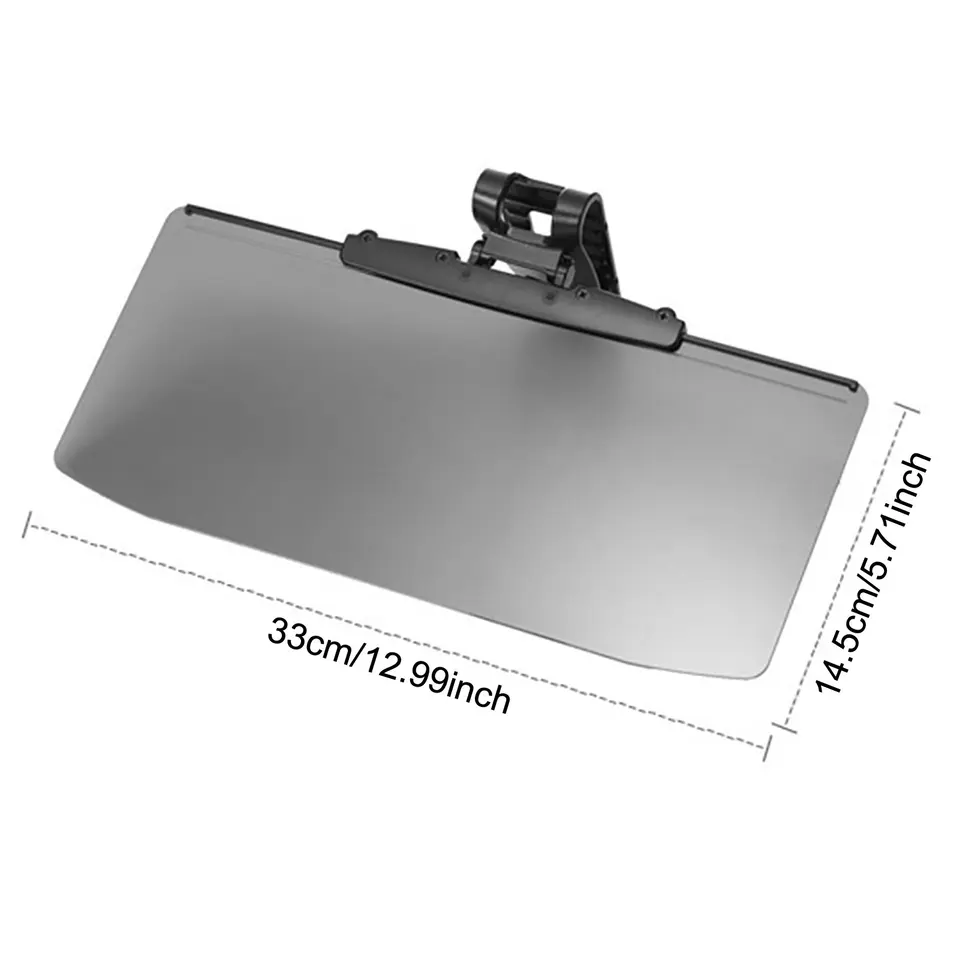 1/2 pezzi Estensione del Parasole Auto - Anti-riflesso per la Guida Prolunga del Parasole per Auto Regolabile Anti-UV Protezione degli occhi Prolunga del Parabrezza