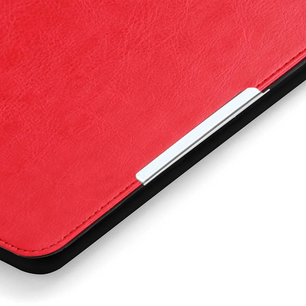 Estojo de Couro Leve para Pocketbook Toque Básico Lux Ebook Reader Capa e Bolso 614 615 624 625 626 Mais Case da Aleta - Imagem 6