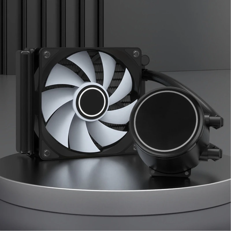 L43D 12cm CPU 액체 냉각기 RGB 수냉 장치 구리 알루미늄 소재