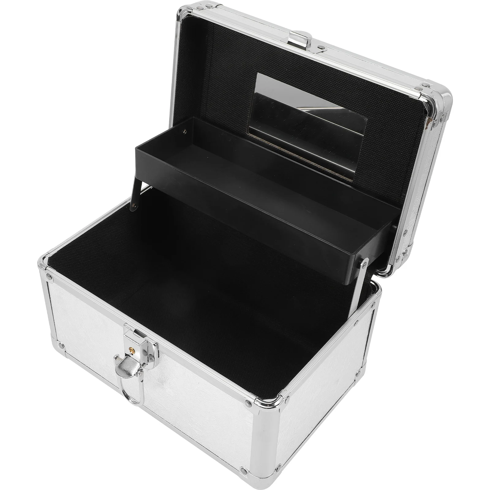 

Mahjong Box Aluminium Alloy Case Sparrow Holder Storage Tank Medicine Boxes Aluminum Hard Cases