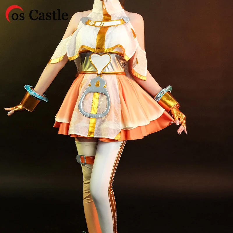 

Cos Castle Game LOL Ahri Cosplay Costumes Set New Skin Sexy Women Girls Dress Outfit Halloween Party Unifrom