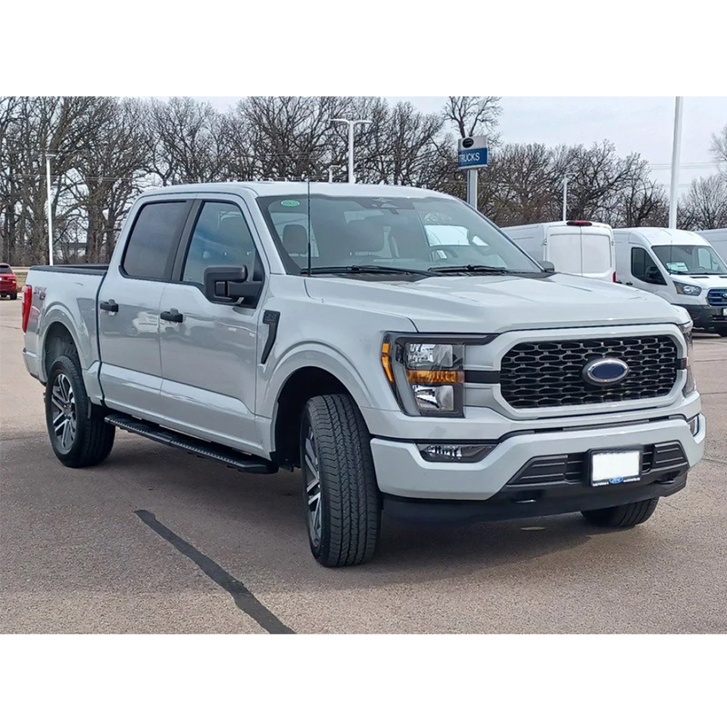 Avalanche Grey Front Upper Bumper Grille Fit For 2021-2023 Ford F150 F-150 XL XLT Honeycomb Air Inlet Mesh Grills Magickit - Image 2