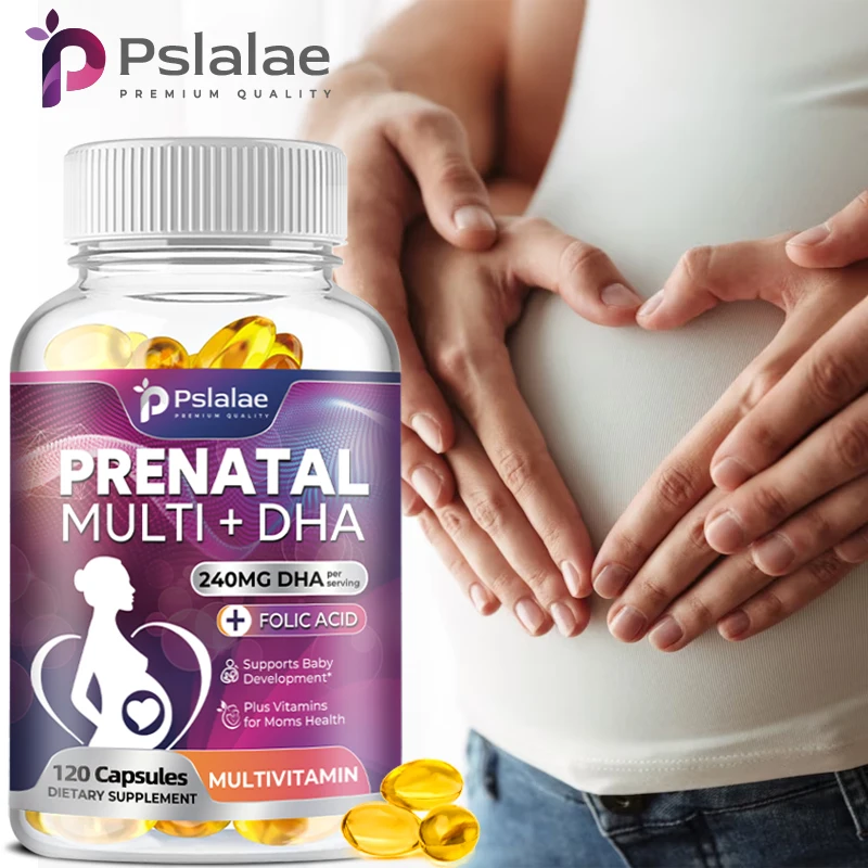 

Prenatal Vitamin Supplement for Women - Contains Folic Acid, Omega 3, Vitamins and Iron To Support Healthy Baby Development