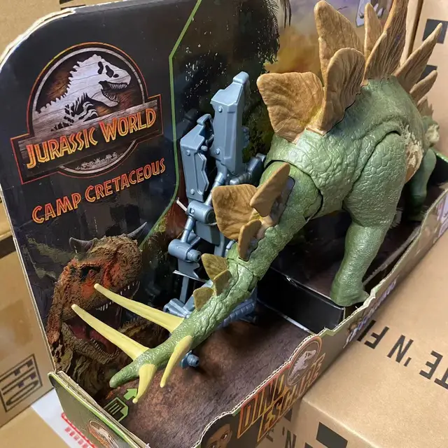 Figura Dinossauro Jurassic World Estegossauro Mattel GWD60 - Colorido