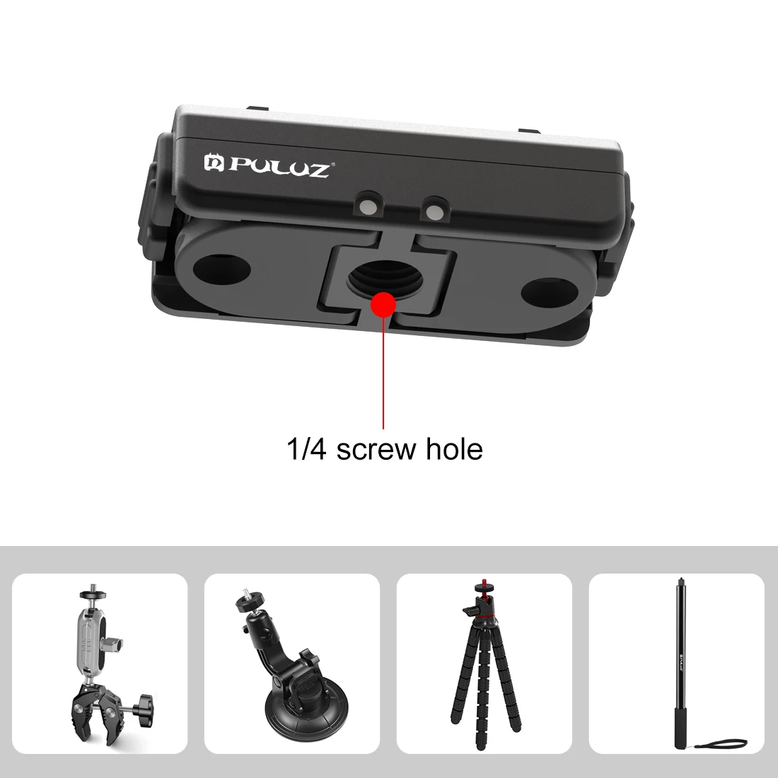 PULUZ Magnetic Quick Release Base Mount For Insta360 X4 /Insta360 Ace / Ace Pro