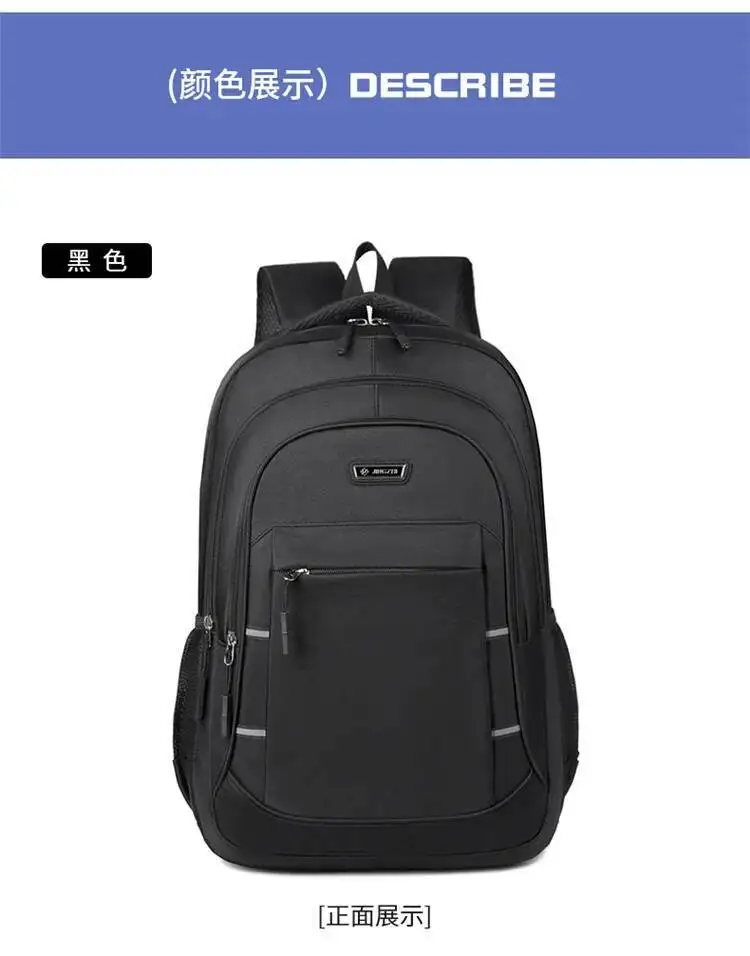 Mittelschule, mehrschichtig, doppelte Umhängetaschen, zum Verkauf, Herrenmode-Rucksack, Herren-Business-Pendler-Rucksack mit großer Kapazität – Detail 27