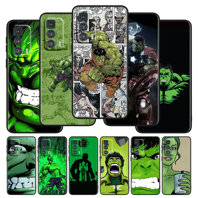Marvel Hulk Phone Case For Motorola G E7I Stylus Power One Plus E Edge X S 30 20 Fusion Plus Lite Pro Black