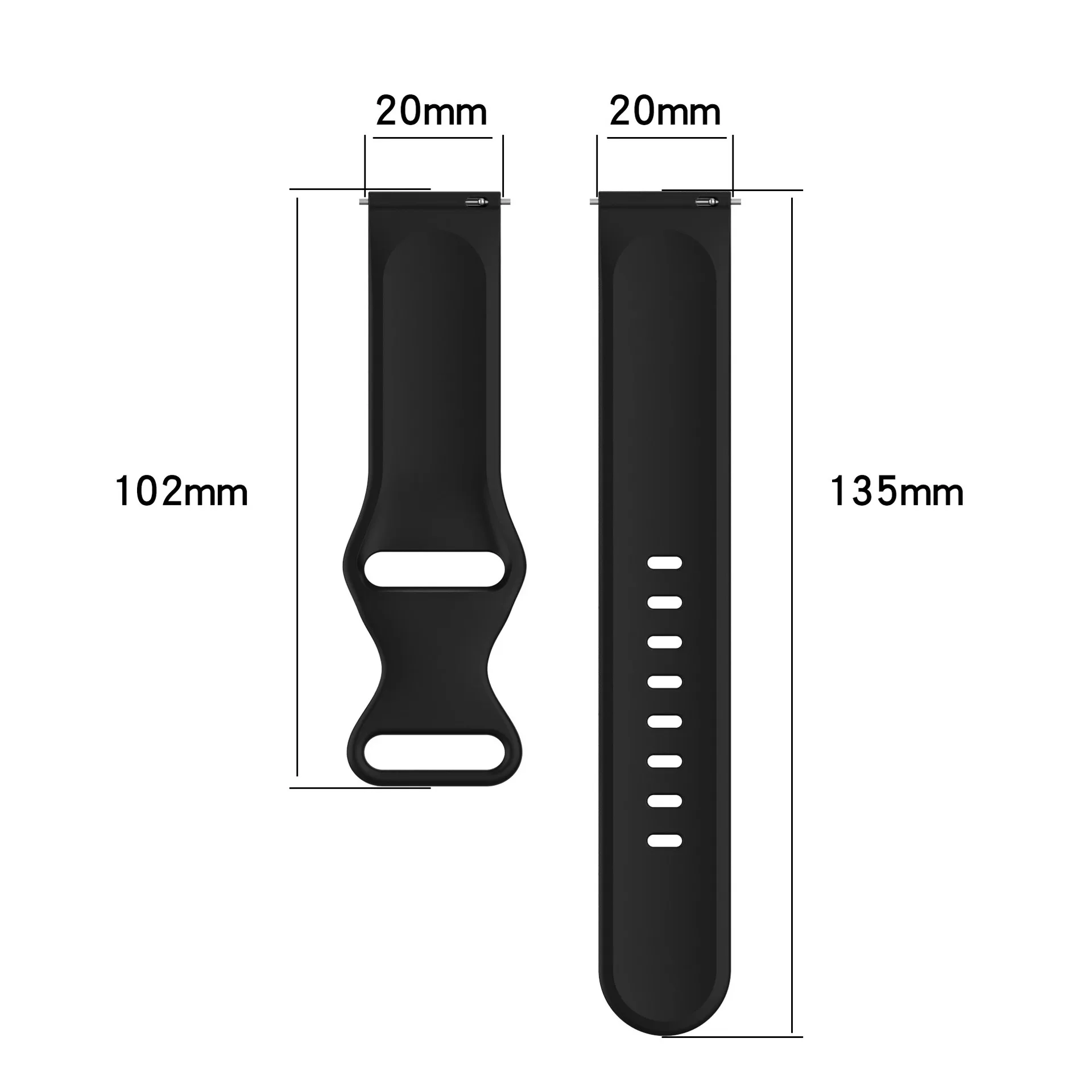 Sport Velcro Band - 20mm Watch Strap