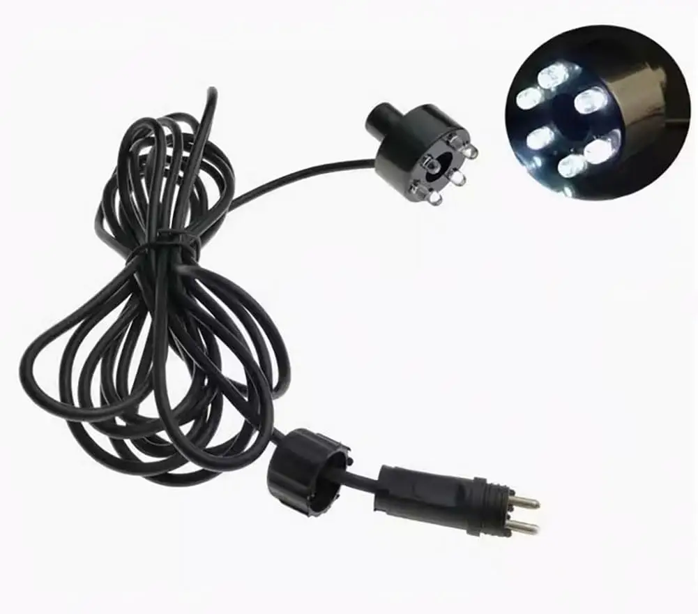 RGB 6 LED Underwater Lights Waterproof Aquarium Light Waterfall Decoration Night-lights Water Spotlight Lamp Fish Tank