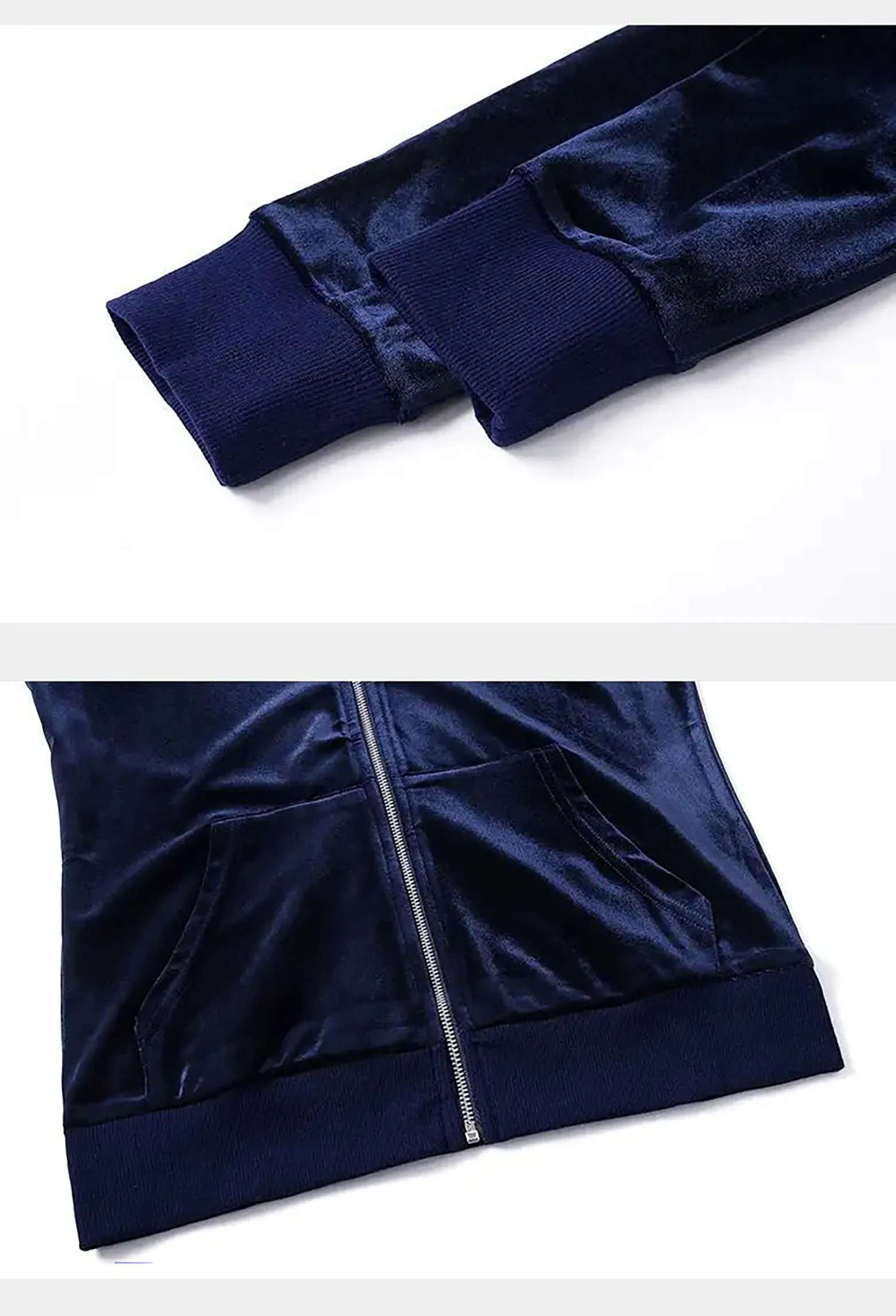Velvet Hooded Sports Set Image 7