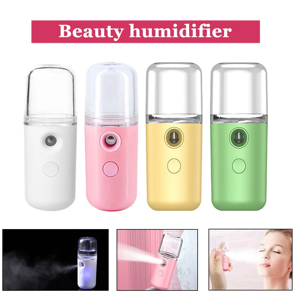 30ml Nano Facial Steamer Visual Water Tank USB Rechargeable Portable Face Steamer Handy Hydrating Sprayer for Eyelash Extensions