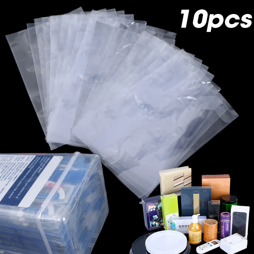 100Pcs Heat Shrink Bag Transparent Blue Dustproof Anti-oxidation Hot  Sealing Film Home PVC Storage Bags for Shoes Soap - AliExpress