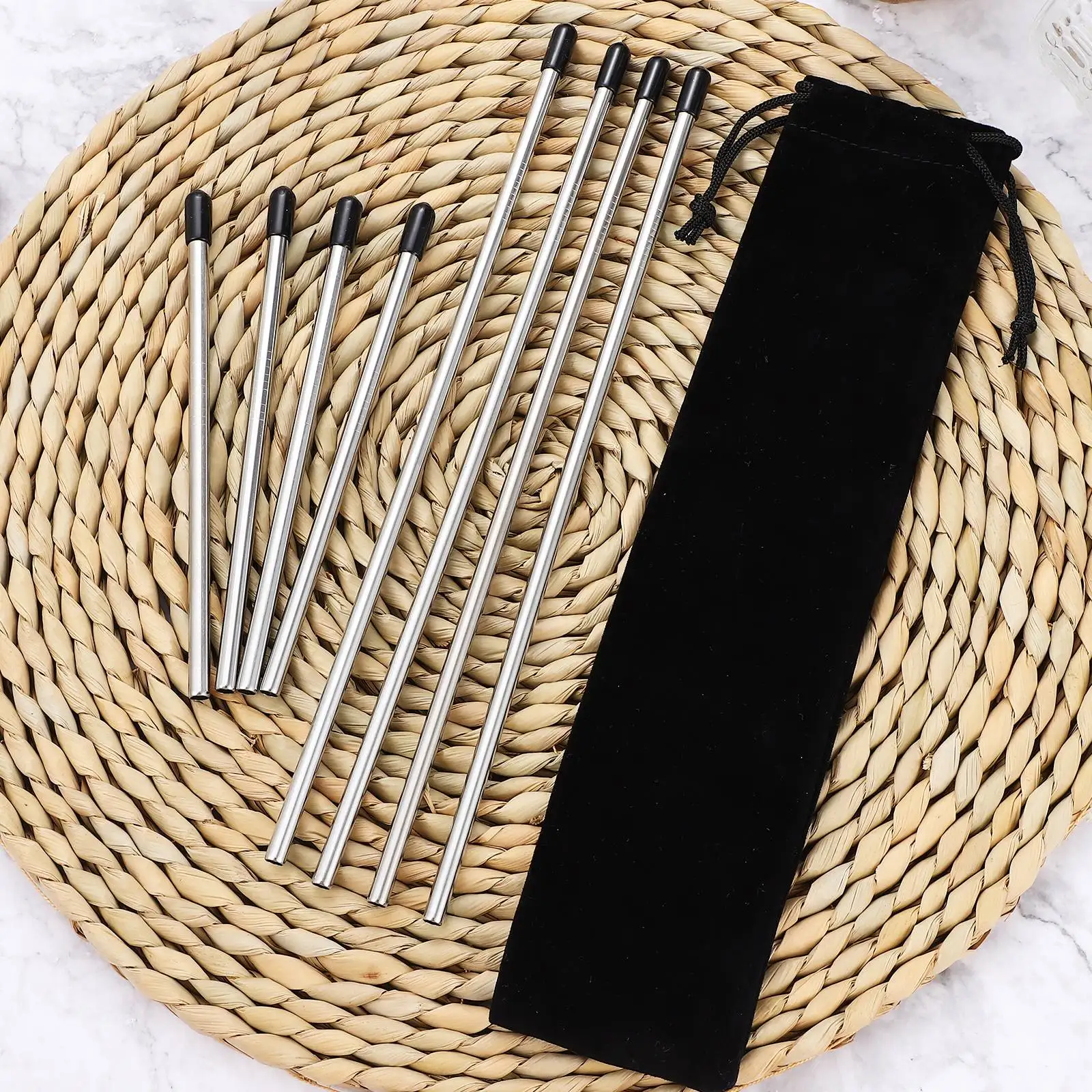 8 Pcs Drainer Wine Glass Rack Dishwasher Holder for Bottles Rod Insert Stainless Steel Support Travel Drying 4