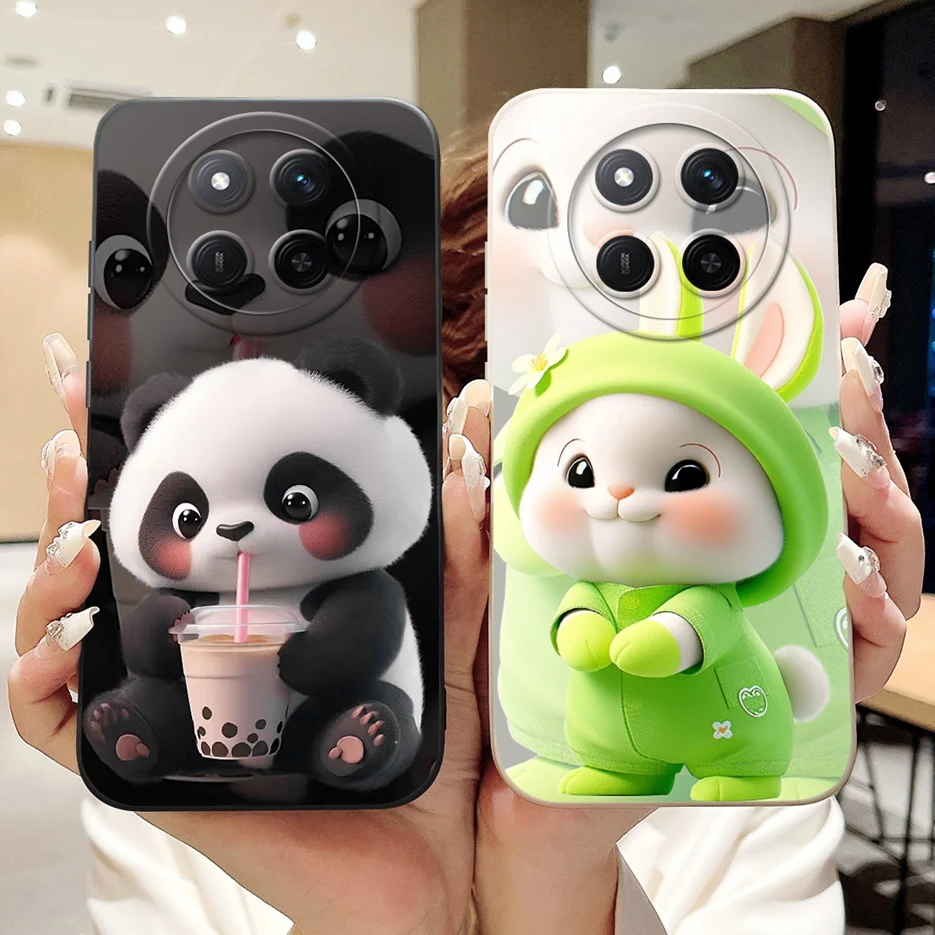 Cute Panda Cartoon Soft TPU Phone Case - Enhanced Protection Cover