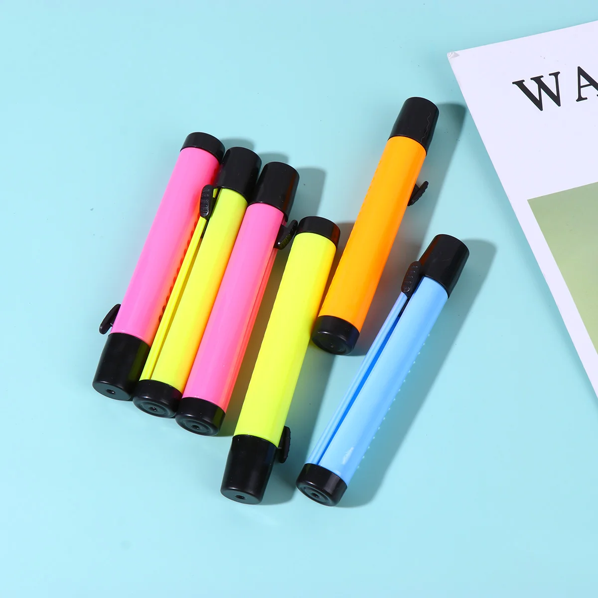 6pcsSidewalkChalkHoldersAdjustableChalkClipHolderforTeachers