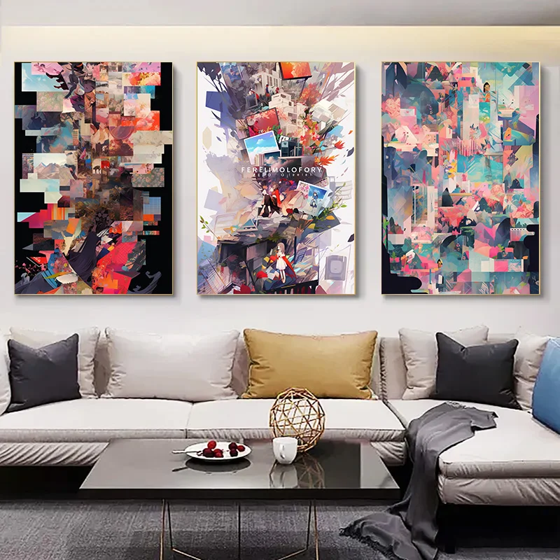 

Art Bedroom Decoration Home Decorations 1pcs Decorative Painting for Bed Room Decor Anime Posters for Wall Decororation Pictures