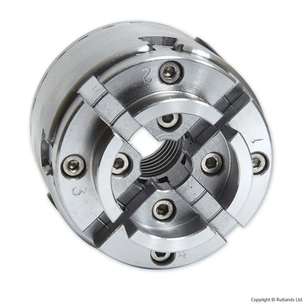 4 Inch Lathe Chuck 4 Jaw M40 M33 M30 1"8 11/28"8 Thread Wood