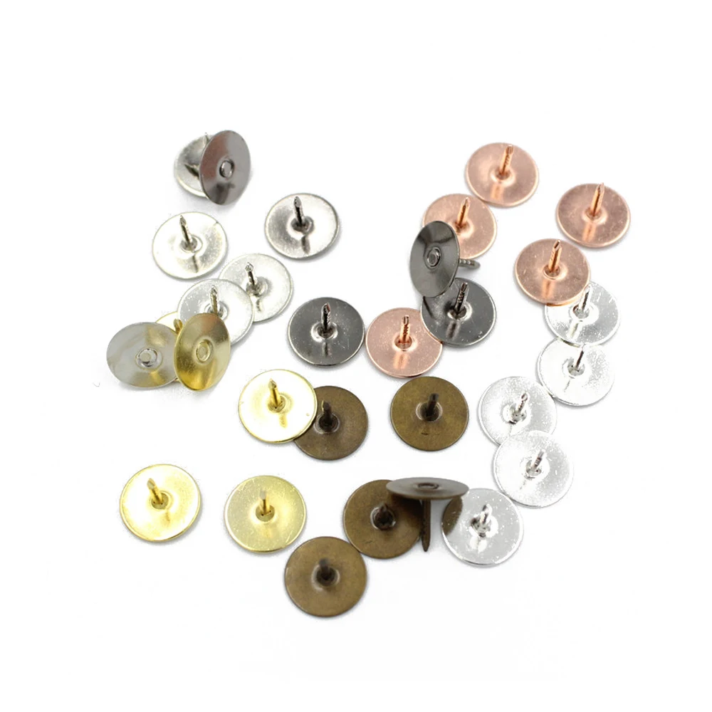 50Set Brooch Pin Holder Tie Hat Badge Holder Back Squeeze Flat