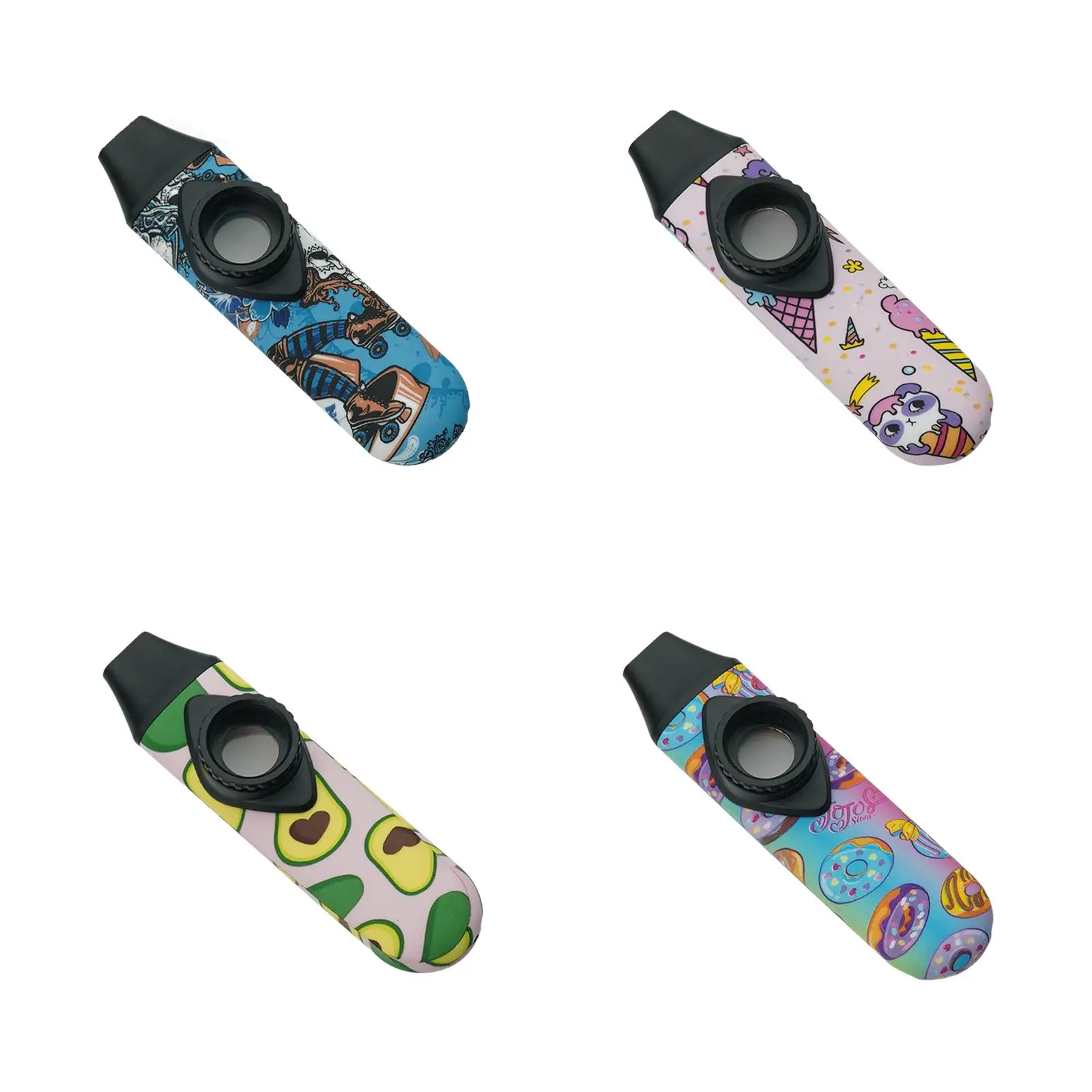 Kazoo Easy to Play Portable with Neck Rope Adjustable Tone Kazoo Kids Adults