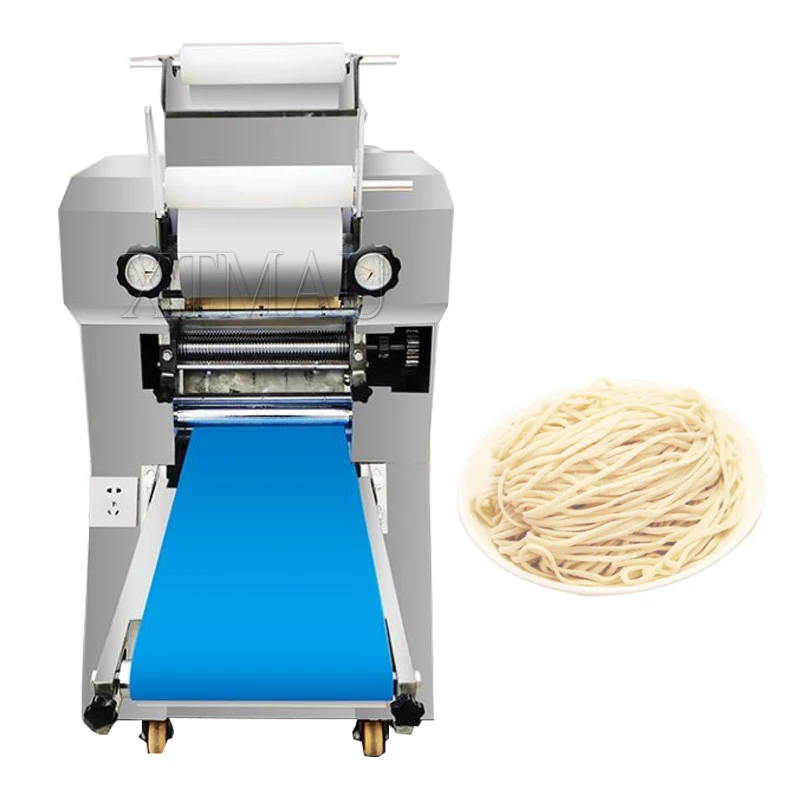 

Electric Dough Roller Stainless Steel Desktop Pasta Commercial Kneading Dumpling Maker Noodle Press Machine Wide Full Automatic