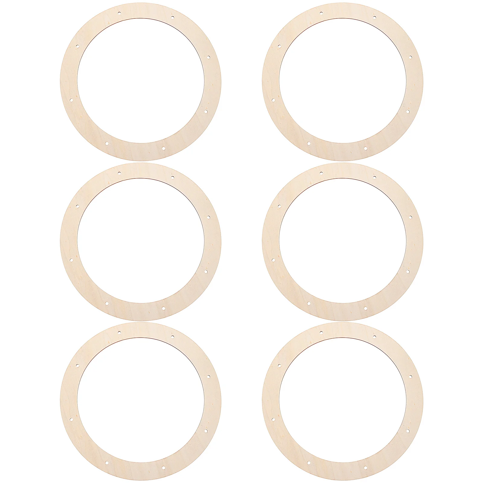 

Wood Circle Wreath Frames Rings Floral Wreath Frames DIY Dream Catcher Making Supplies for Wedding Christmas Decoration