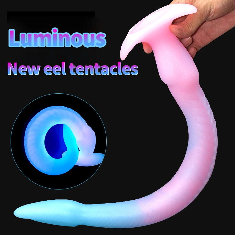 Sex Toys Glow In The Dark Anal Plug Butt Plug Tail Adult