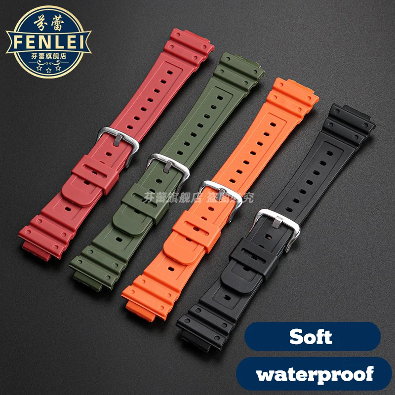 16mm Silicone Bracelet For Casio G-Shock GW-5000/B5600/M-5610