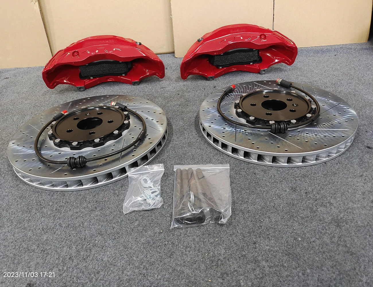 ICOOH Racing 10 Pots Big Brake Caliper Parts Modification for audi series fit 420mm-440mm