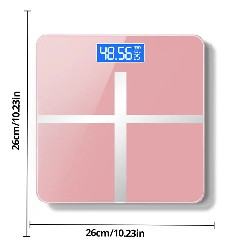 Weight Scale USB Smart Electronic Weight Scale Smart Health Scale Solid Color Household Precision Weight Measurement Figures