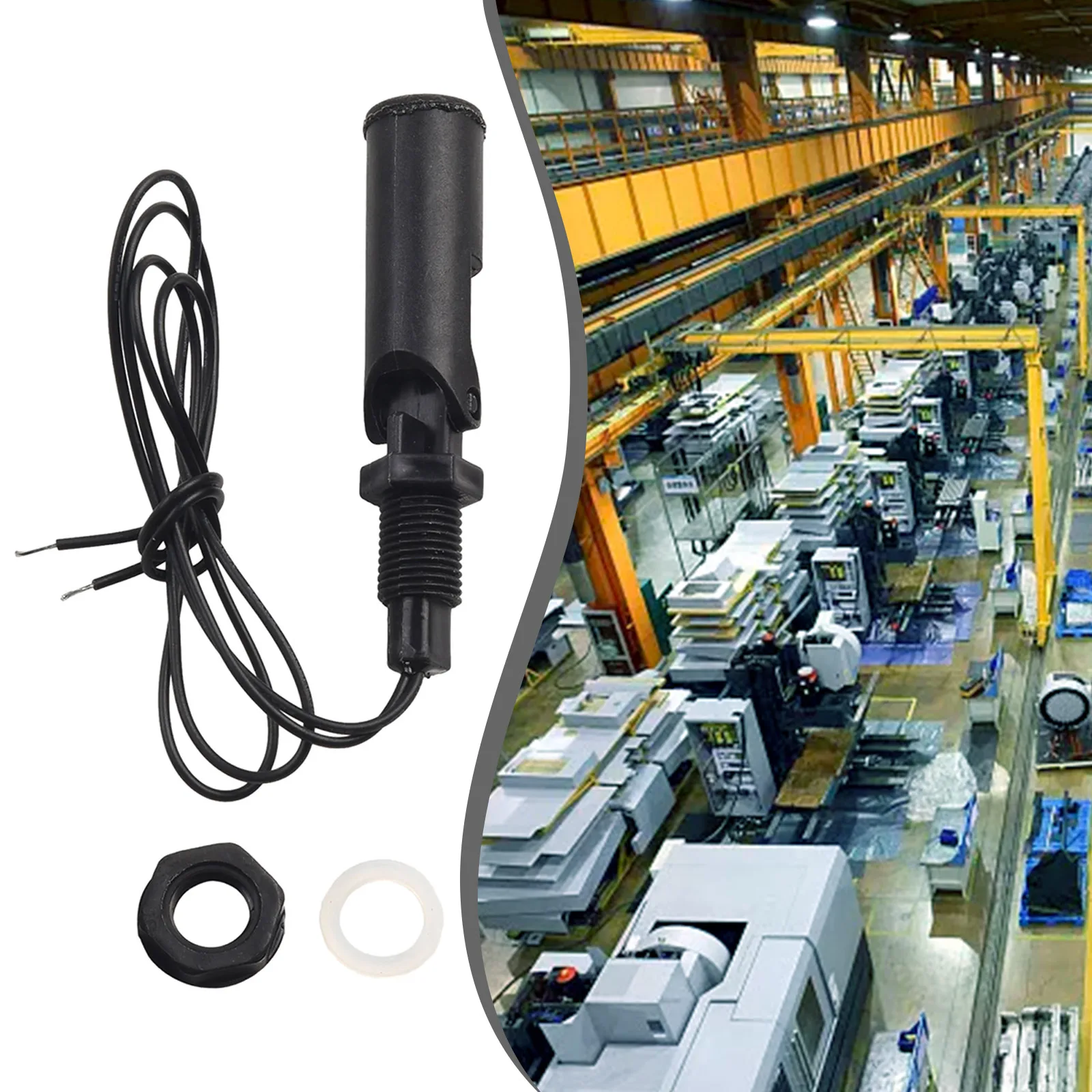 Sensore A Galleggiante Orizzontale Interruttore A Galleggiante Sensore Di Rilevamento Del Livello Dell'Acqua Del Fluido 10W 12V 24V Controller Automat