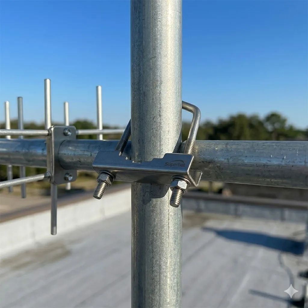 Metal U Bolt Clamp for Mast Support