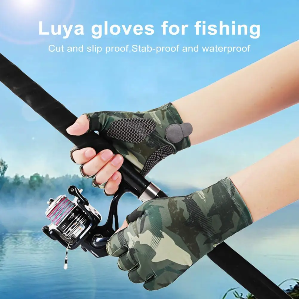 Fishing Gloves Sun Gloves Upf 50 Fingerless Uv For Men Women Breathable Fishing Kayaking Hiking