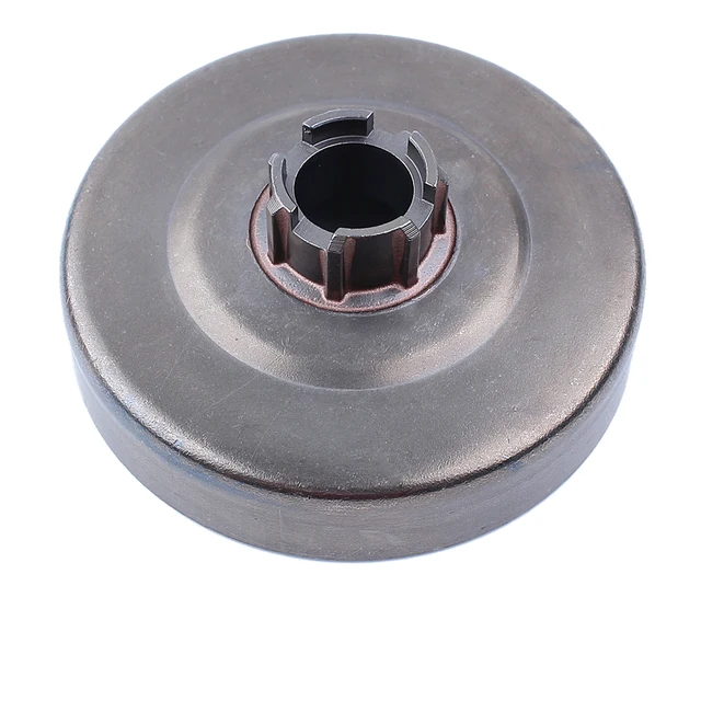Block Shaft Giulietta Kit Pignone, Cerchio E Tamburo Frizione Per Motoseghe Husqvarna 61, 266, 272, 268, 162, 66 - Misura 3/8"x7 Denti Kit Frizione Per Motosega A Benzina - Foto 3