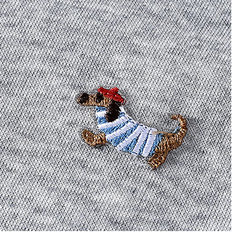 MILANCEL New Autumn Baby Boy Clothes Cute Dog Embroidery Fake Plaid Collar Pullover Top for 0 - 5Y Kids Plaid Hoodie