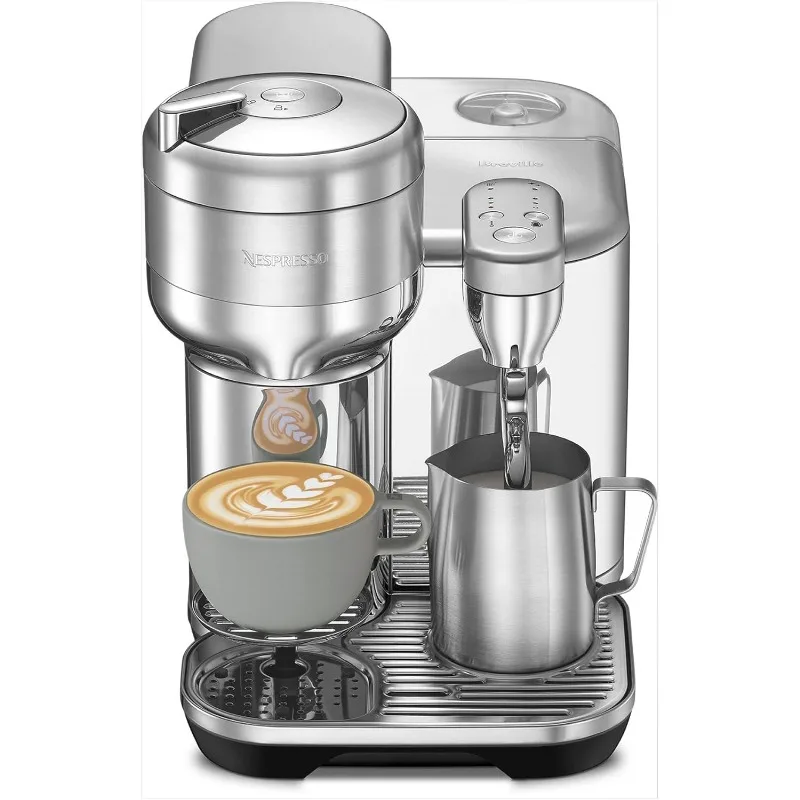 

Coffee and espresso machine, brushed stainless steel Café Furniture Sets