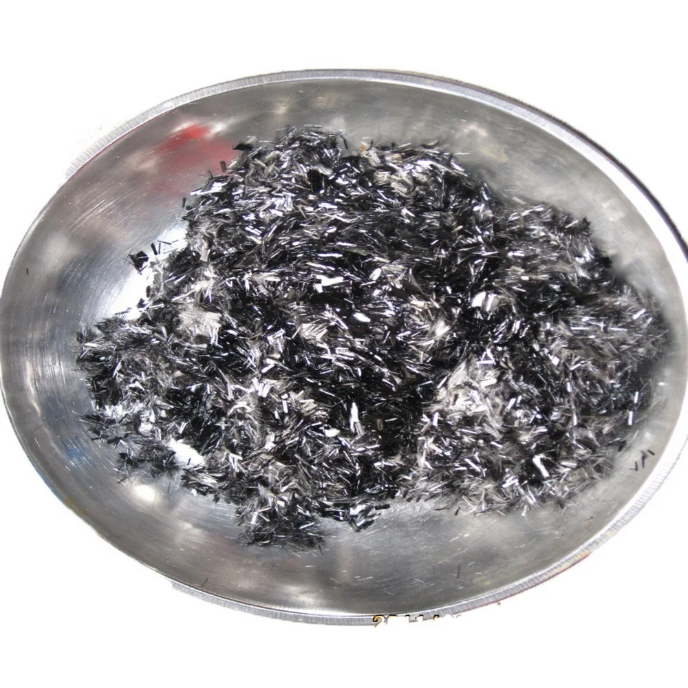 6mm Carbon Fiber Forging Chopped Carbon Fiber Chopped Strand Marble Texture Automotive Interior Parts Surface Mod