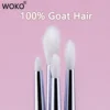 Tapered Crease Brush Large Small and Medium-sized Crease Makeup Brush Eyeshadow Crease Makeup Tool 100% Goat Hair & Copper Tube 2
