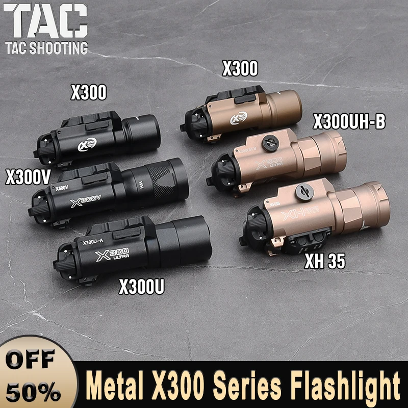 SurefirMetalX300X300UX300UHBX300VXH35TacticalFlashlightLED