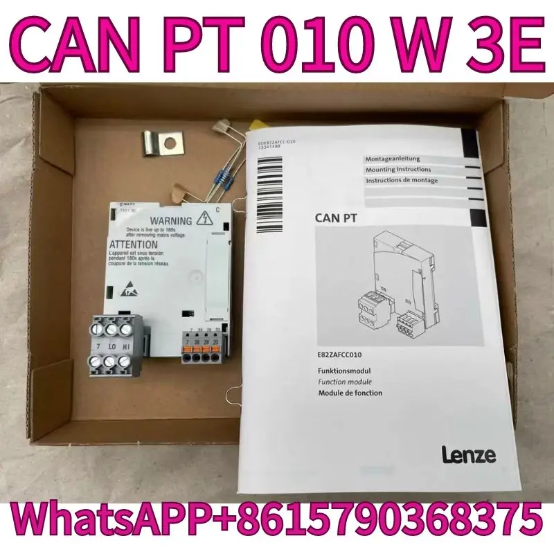 

The new CAN PT 010 W 3E communication interface module comes with a one-year warranty and can be shipped quickly