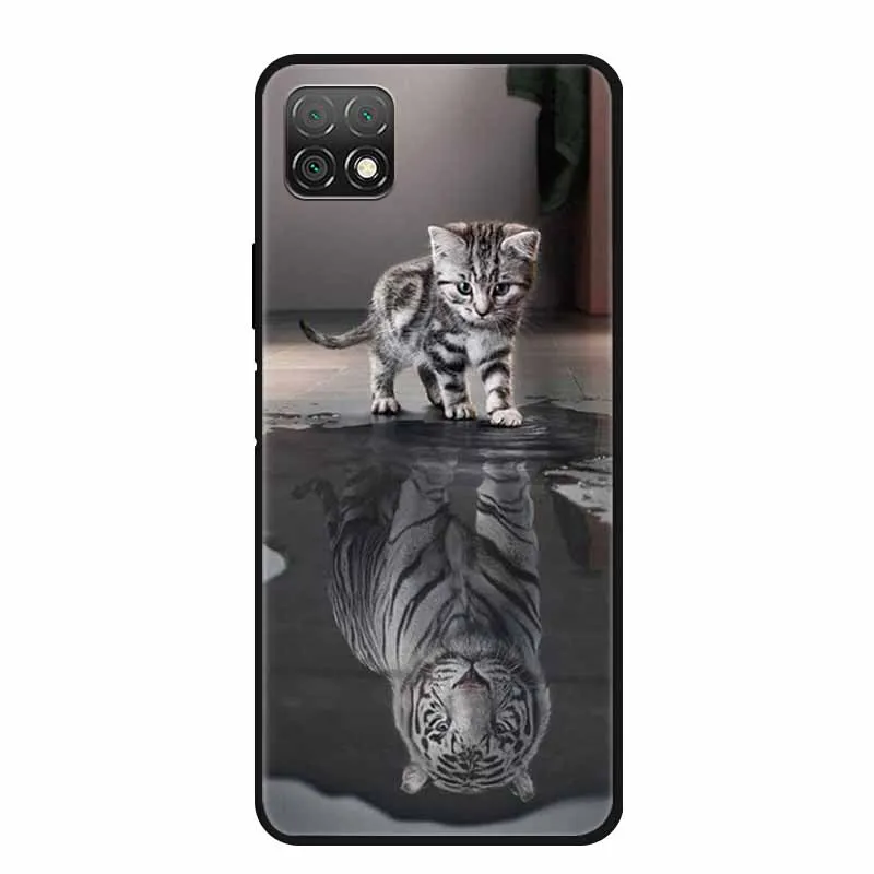 Marble Soft TPU Silicone Phone Case with Fashionable Cartoon Design