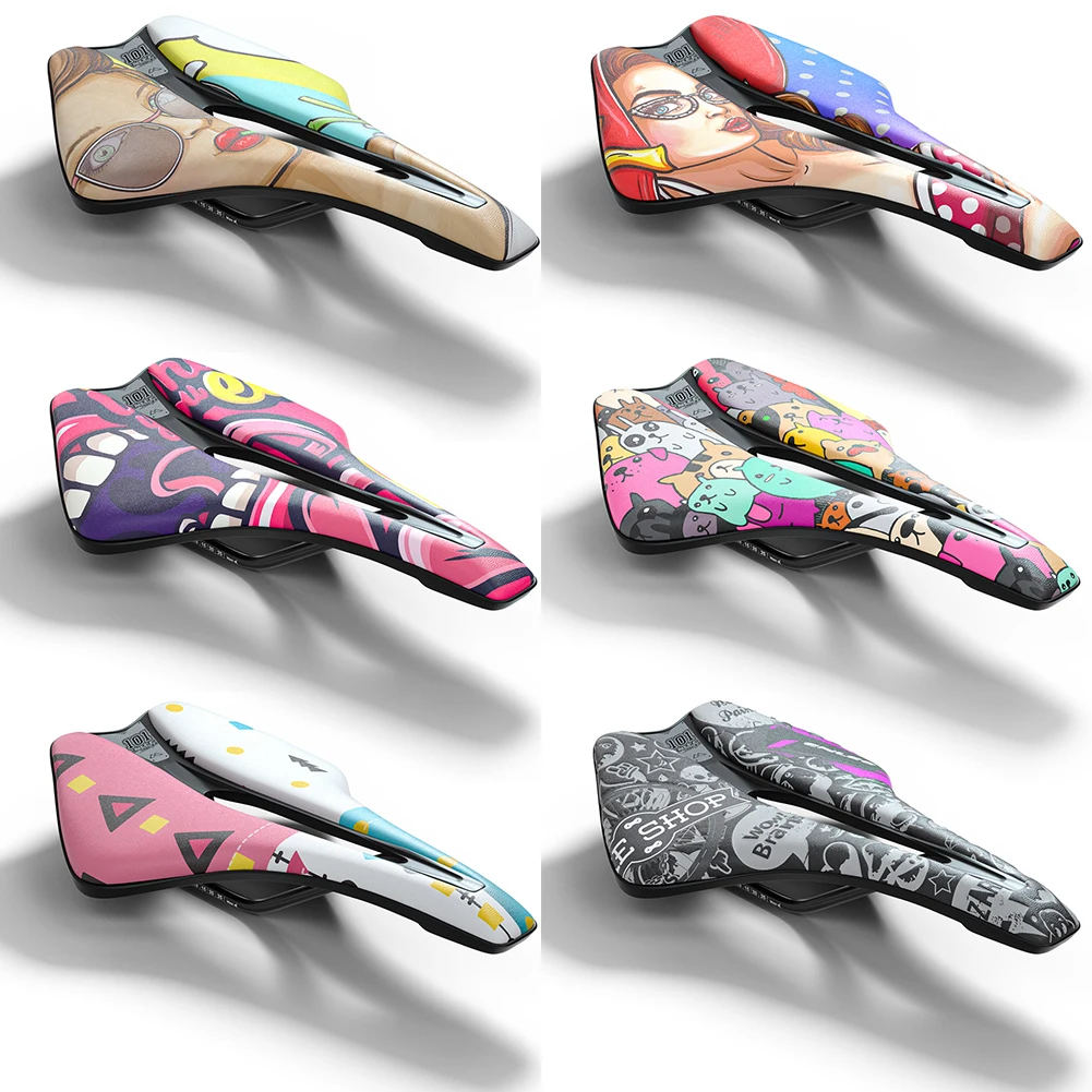 ENLEE Waterproof Reflective Bicycle Saddles Comfortable Hollow