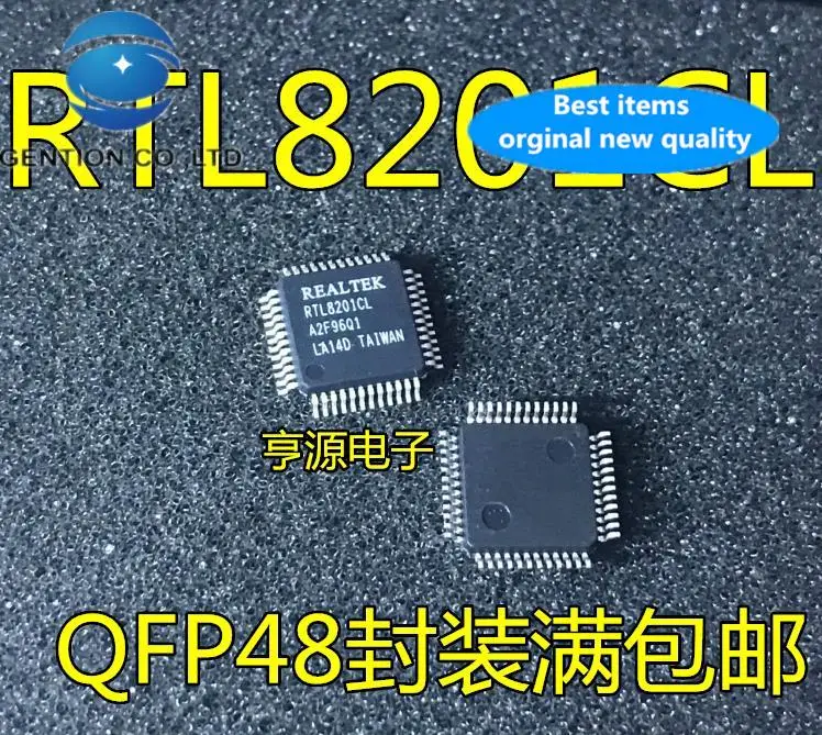

10 шт., 100% оригинальные новые модели RTL8201 RTL8201CL RTD2120L QFP48, ЖК-Драйвер IC