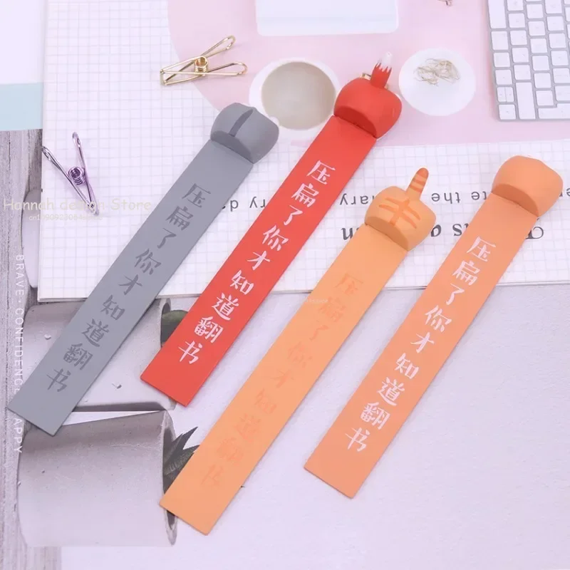 Cute Cartoon Cat Dog Hamster Fox Ass Bookmarks Kawayi Novelty Book Reading Item Creative Gift Kids Children Stationery