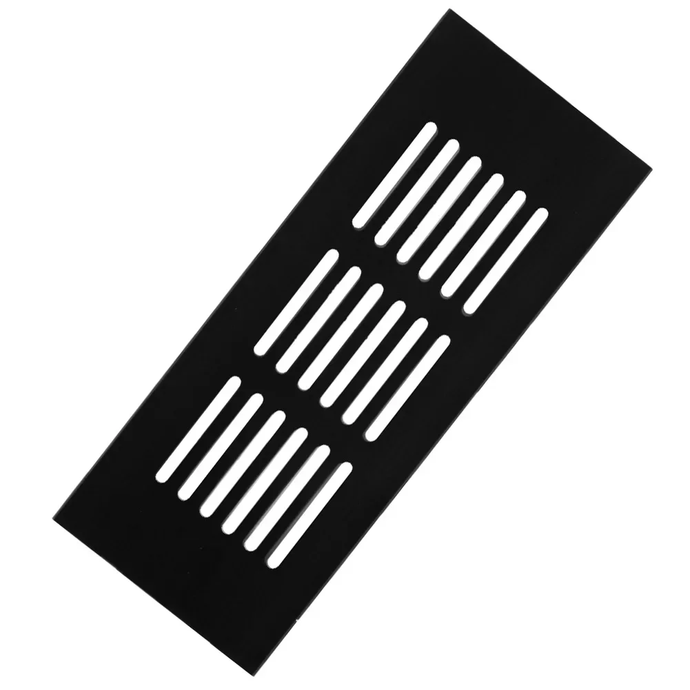 Rectangular Air Vent Grille Ventilation Cover For Cabinet Wardrobe Bathroom Doors Breathability Tools 60mm Aluminum Alloy